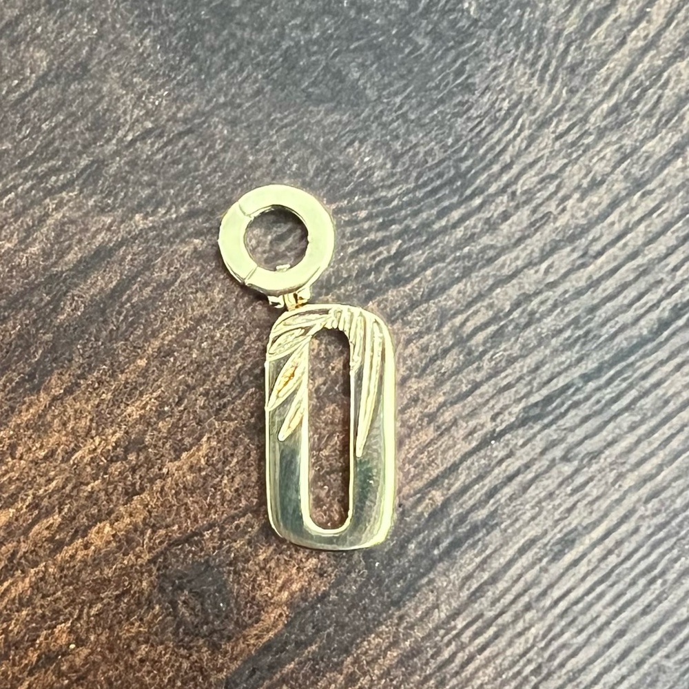 New Gorjana Alphabet Parker Charm - O!